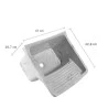 Tanque Plastico Astra Marmorizado 22L