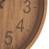 Relógio De Parede Lyor Plastico Wood 30,5x4Cm