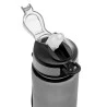 Garrafa Lyor Para Água Com Marcadores Cinza 1L 
