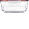 Pote Hermetico Dynasty Quadr. Em Borossilicato C/Tampa 320ml