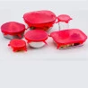 Jogo de Tampas Yangzi Silicone Com 6 Uni.