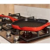 Grill Brinox Saute Vermelha 24x24x3,3 Cm 1L