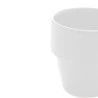 Xícara Lyor P/cafe Cerâmica Empilhável Branca 90Ml 