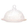 Queijeira Lyor de Cristal C/tampa Petra 19,5X13Cm 