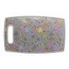 Tabua P/Corte Lyor de Plástico Kitchen Cinza 37cmx23cmx1cm