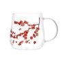 Caneca Wolff de Vidro C/ Tampa e Colher Sakura 500ml 