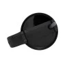 Caneca Térmica Wolff Parede Dp C/ Base e Canudo Preta 890ml
