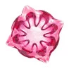 Centro de Mesa Wolff Decorativo de Vidro Italy Rosa 18x9Cm