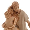 Figura Decorativa Wolff Resina Familia 15x9x28cm