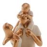 Figura Decorativa Wolff Resina Familia Branco 9x7x20cm
