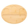 Conjunto 3 Petisqueiras Lyor C/ Bandeja de Bambu 33x25x4cm