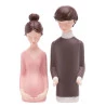 Figura Decorativa Wolff Resina Casal Gestante 10x7,5x20,5cm