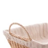 Cesta Wolff C/alca Retangular C/forro Em Tecido 31x19x12cm