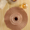 Lugar Americano Lyor de Plastico Espiral Rose 38cm 1514