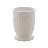 Conjunto Banheiro3 Pçs Lyor Greece Cerâmica Branco/Prata