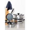 Jogo de Panelas Tramontina Aço Inox 4p. solar Ceramic