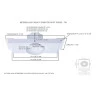 Caixa De Passagem Plasled 2X1 Spot Par 20-7W 1X33X10cm