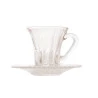 Jogo de Xícaras De Café Lyor 6 Peças De Cristal 105ml