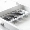 Organizador de Talheres ou Clear Branco Fechado 
