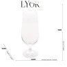 Taça Para Cerveja Cristal Sommelier Lyor 380Ml