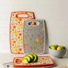 Tabua P/Corte Lyor de Plastico Fruits Vermelha 37Cmx23Cm x1Cm