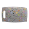 Tabua P/Corte Lyor Plastico Kitchen Cinza 30Cmx20Cmx1Cm