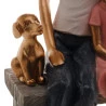 Figura Decorativa Wolff Resina Família 17x9x23cm 