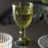 Conjunto 6 Tacas Wolff Vidro P/agua Greek Verde 320ml 