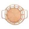 Cesto Wolff Decorativo de Rattan C/ Alça Nature 37x30x18,5cm