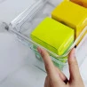 Organizador Clear Com Tampa 30X15X13Cm Ou Natural