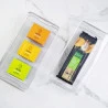 Organizador Clear Com Tampa 30X15X7Cm Ou Natural