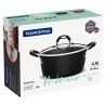 Caçarola Tramontina 24cm 4,5l Monaco Indução Pt Antiaderente