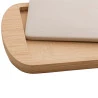 Conjunto Para Queijo E Petiscos Lyor Em Bambu 4 Peças