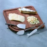 Conjunto 3 Facas para Queijo Wolff de Aco Inox Espiral 