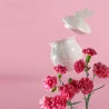 Açucareiro Lyor de Porcelana New Bone Butterfly Flower