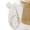 Chaleira Wolff Vidro C/infusor Dourado Inox 600ml 28859