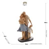Figura Decorativa Wolff Resina Familia 15x9x28cm