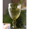 Conjunto 6 Tacas Wolff Vidro P/agua Greek Verde 320ml 