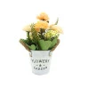 Arranjo Yangzi Art.vaso Metal Flor Mix