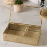 Porta-joias Wolff Toscana 21x12x5,5cm Dourado Metal 
