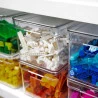 Organizador Clear Com Tampa 30X15X13Cm Ou Natural