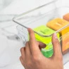 Organizador Clear Com Tampa 30X15X7Cm Ou Natural