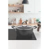 Caçarola Tramontina 24cm 4,5l Monaco Indução Pt Antiaderente