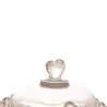 Açucareiro Lyor Cristal De Chumbo Com Colher Coração