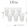 Conjunto De Copos Altos Lyor Bee 6 Peças 250ml 