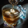 Conjunto 6 Copos P/ Whisky Wolff de Cristal Tortile 310ml
