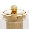 Chaleira Wolff Vidro C/infusor Dourado Inox 600ml 28859
