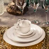 Aparelho de Jantar/chá/cafezinho Oxford M Order White 42 Pçs
