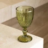 Conjunto 6 Tacas Wolff Vidro P/agua Greek Verde 320ml 