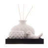 Conjunto Difusor Lyor Cerâmica Branco 14x9,5Cm 